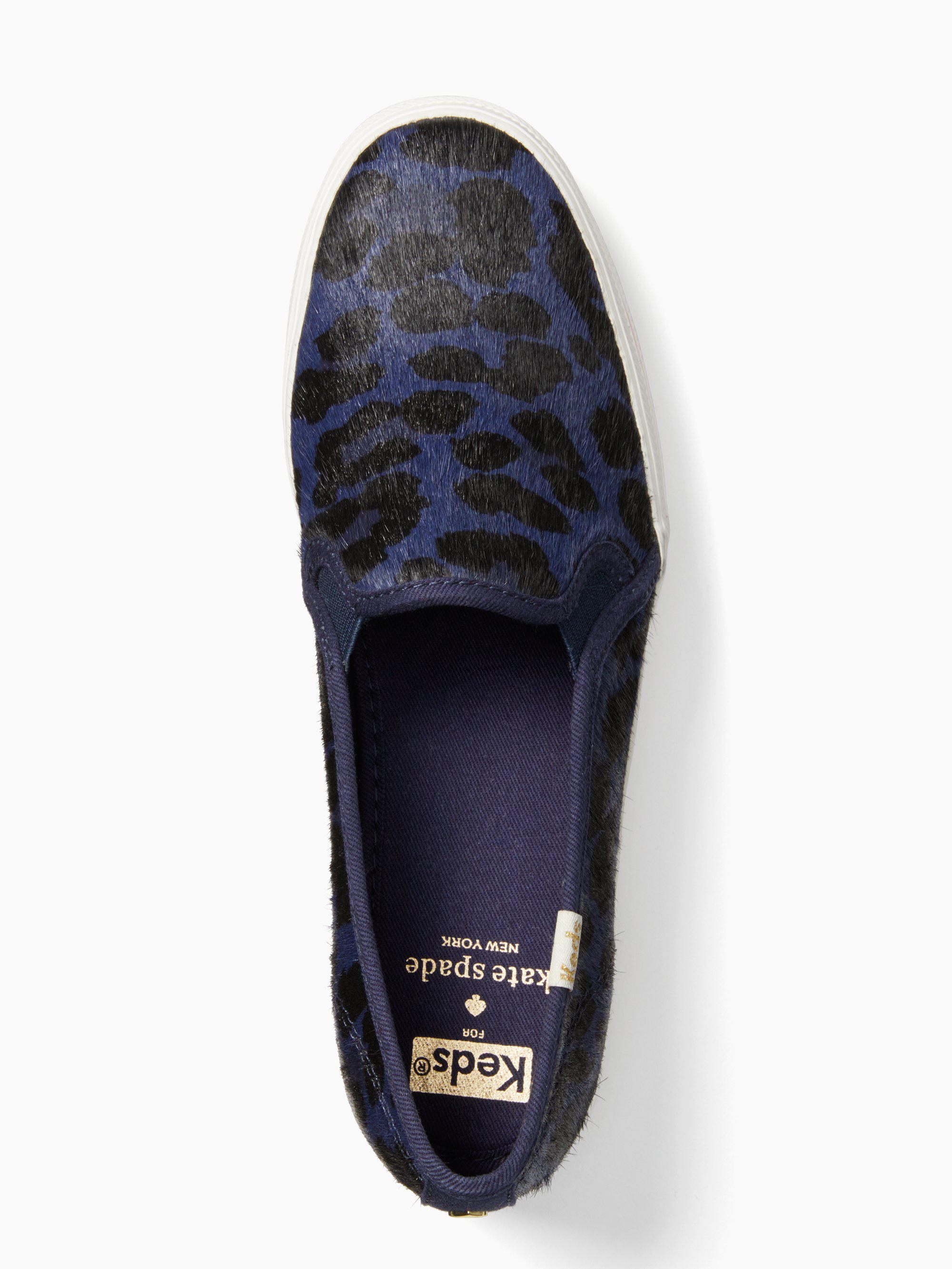 Kate Spade Canvas Keds X New York Triple Decker Leopard ...