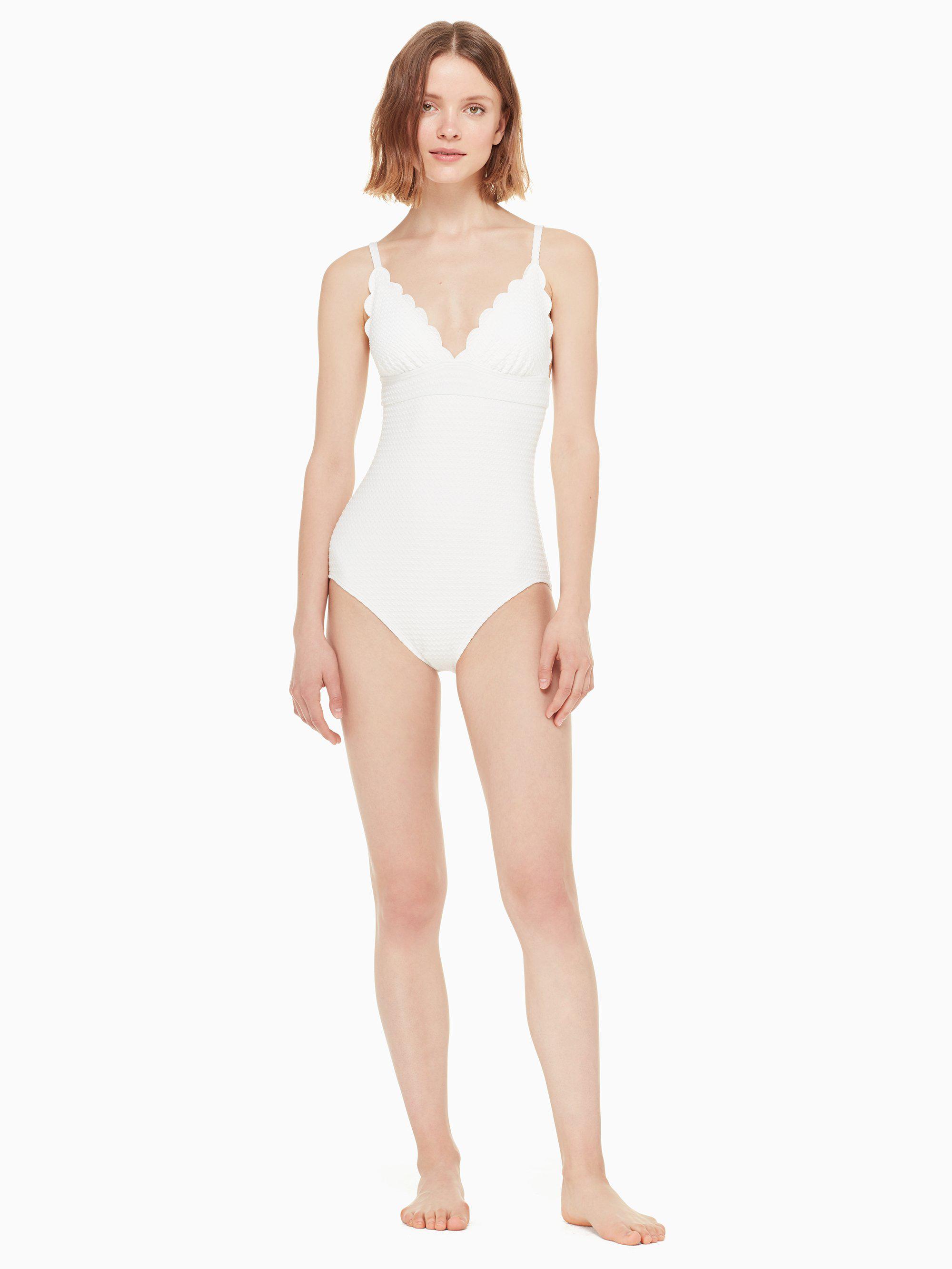 kate spade white swimsuit