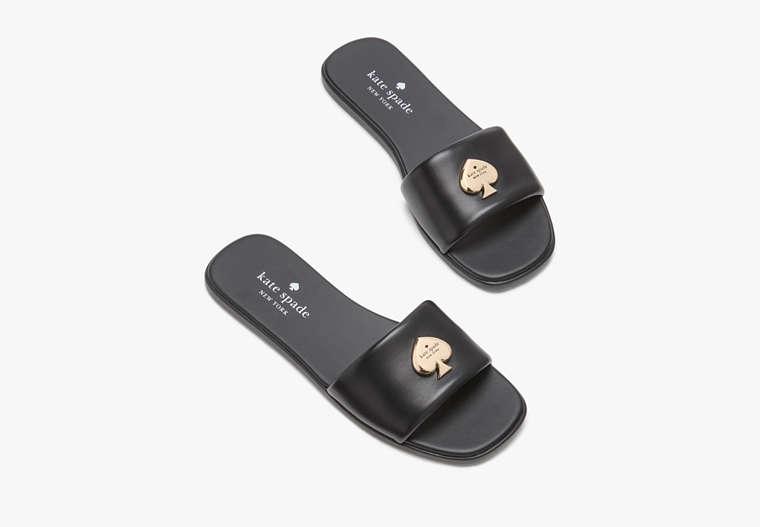 【Kate Spade】Kendall Smooth Leather Slide Sandal ◆国内発送 Kendall Smooth Leather Slide Sandal | Kate Spade Outlet