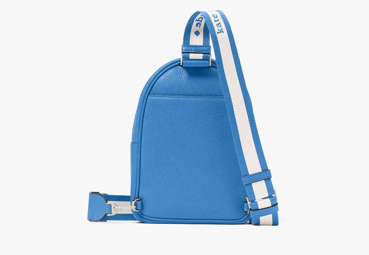 Kate Spade Emma Small Blue Pebbled Leather sling Backpack Like new $379 retail NWT Kate Spade Emma Small Bucket Bag main image 2