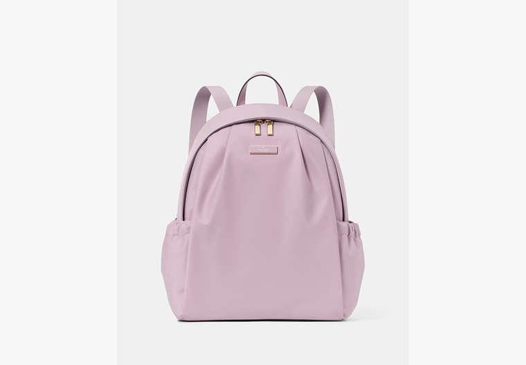 Kate Spade Lilac Carter Street Small Backpack Purse Taupe Two Zipper Sections kate spade | Bags | Kate Spade Taupe Backpack | Poshmark main image 4