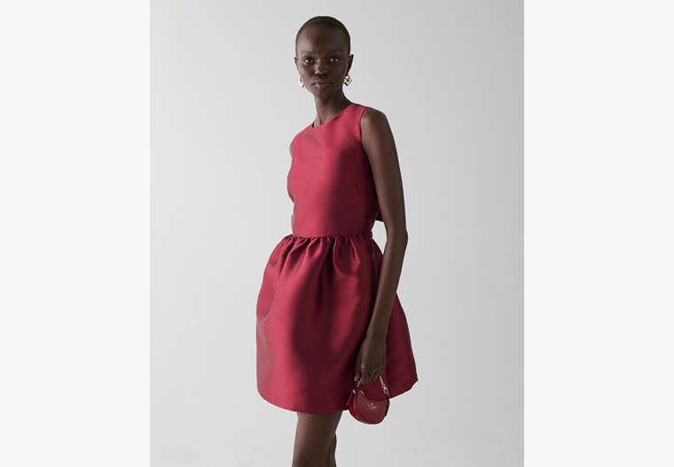 Kate Spade Fit-And-Flare Bow Dress in Red | Lyst
