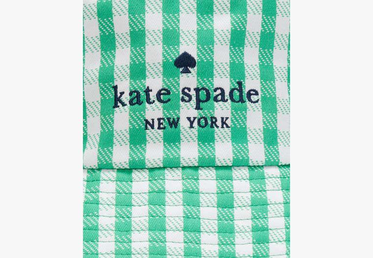 Kate Spade Jazzy Gingham Bucket Hat in Green | Lyst