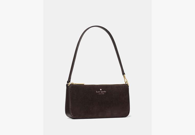 Kate Spade Gemini Suede Convertible Wristlet in Black | Lyst