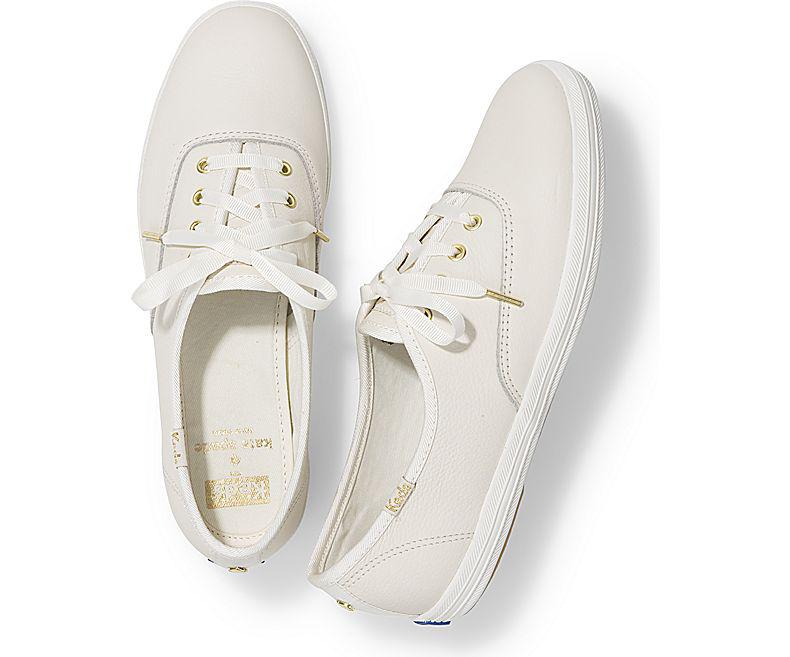keds kate spade white leather