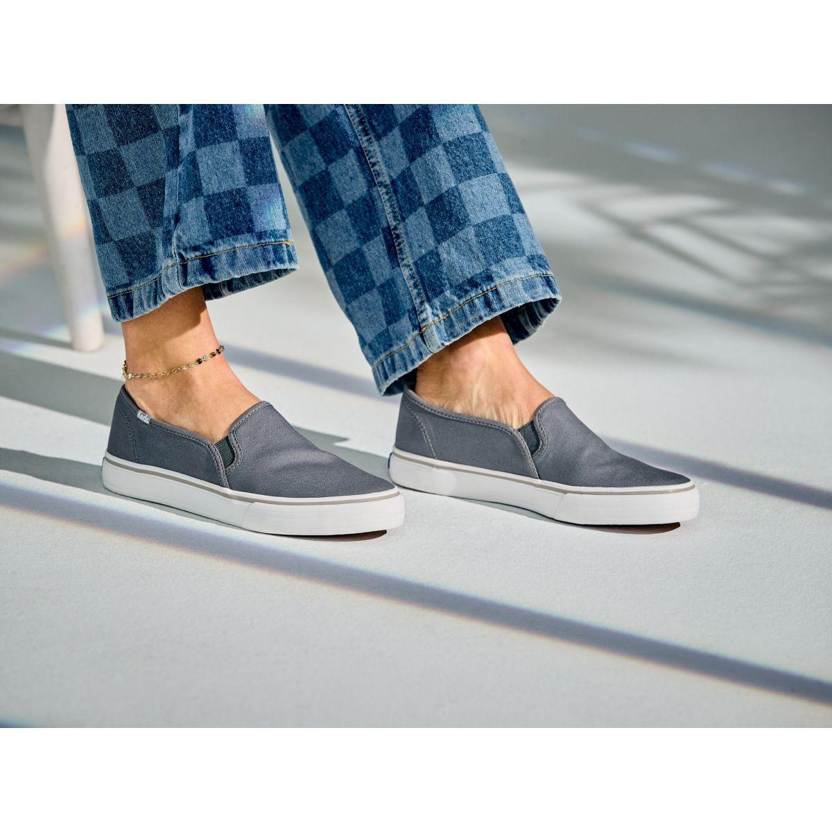 keds double decker gray