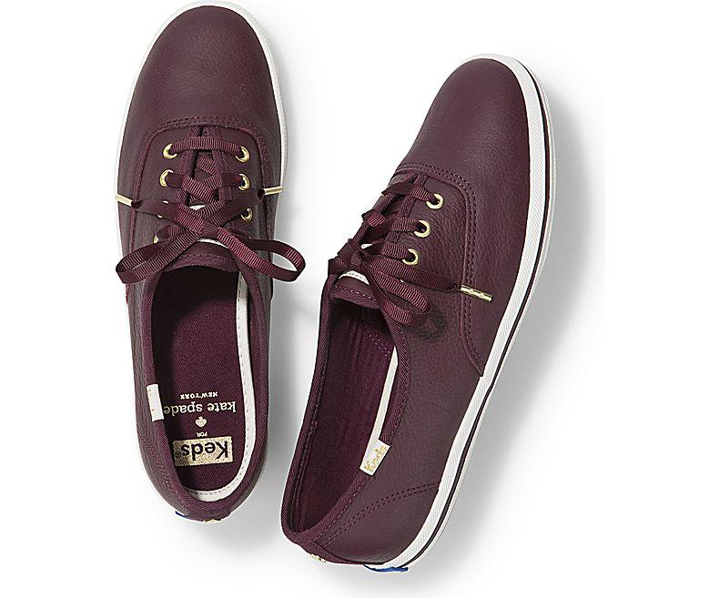 kate spade keds leather