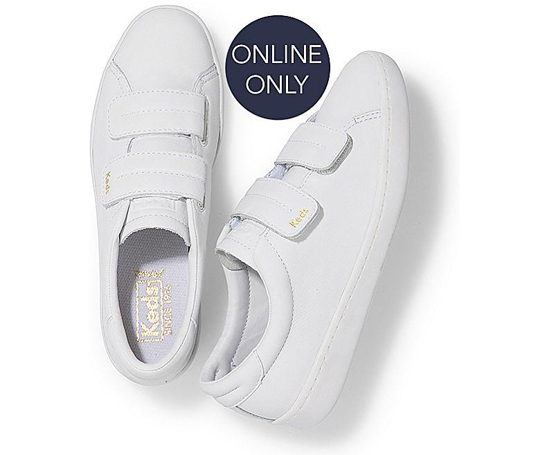 Keds ace v leather white Clearance
