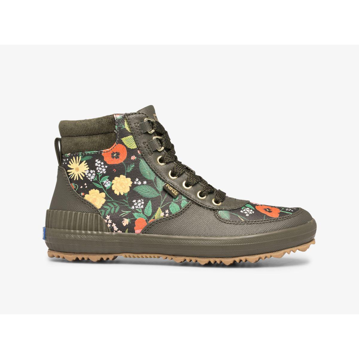 Keds Keds X Paper Co. Scout Boot Water-resistant Botanical Canvas W/ Thinsulatetm in Green | Lyst
