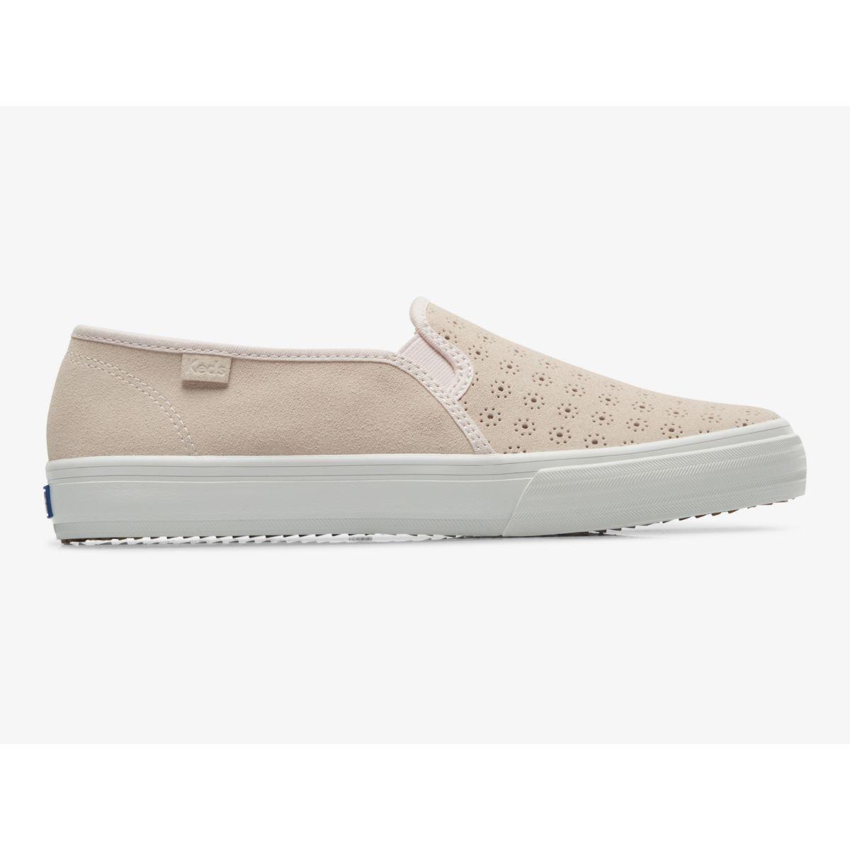 keds double decker perf suede