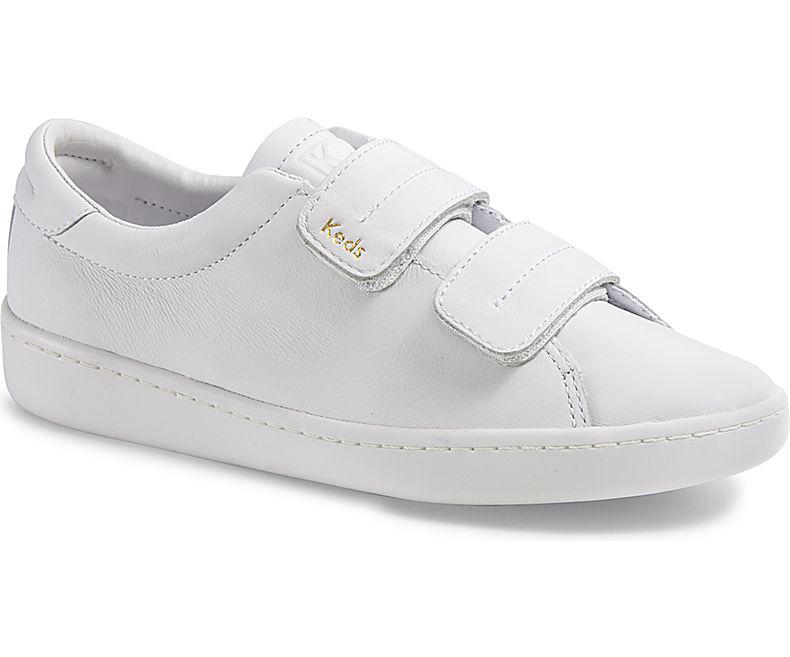 keds ace v leather white