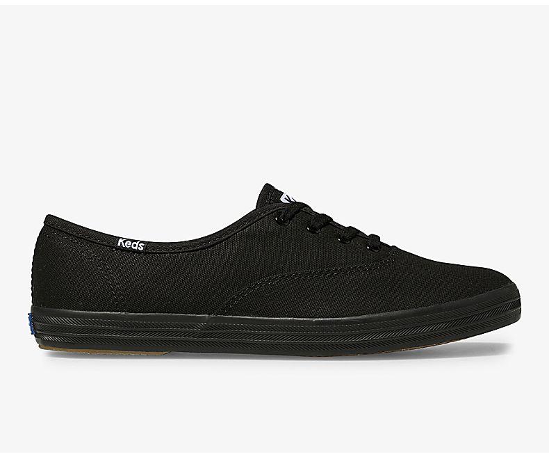 black on black keds