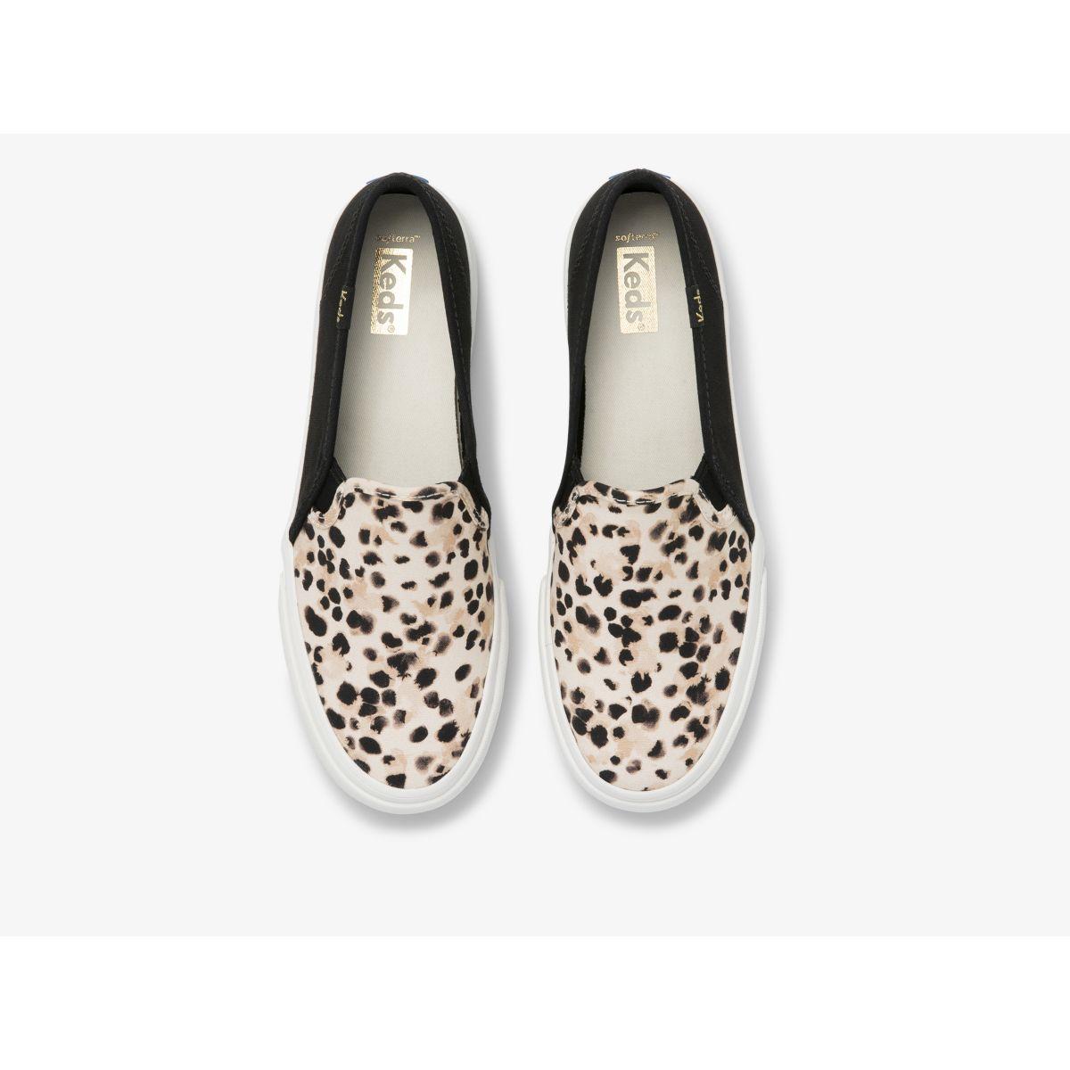 keds double decker leopard