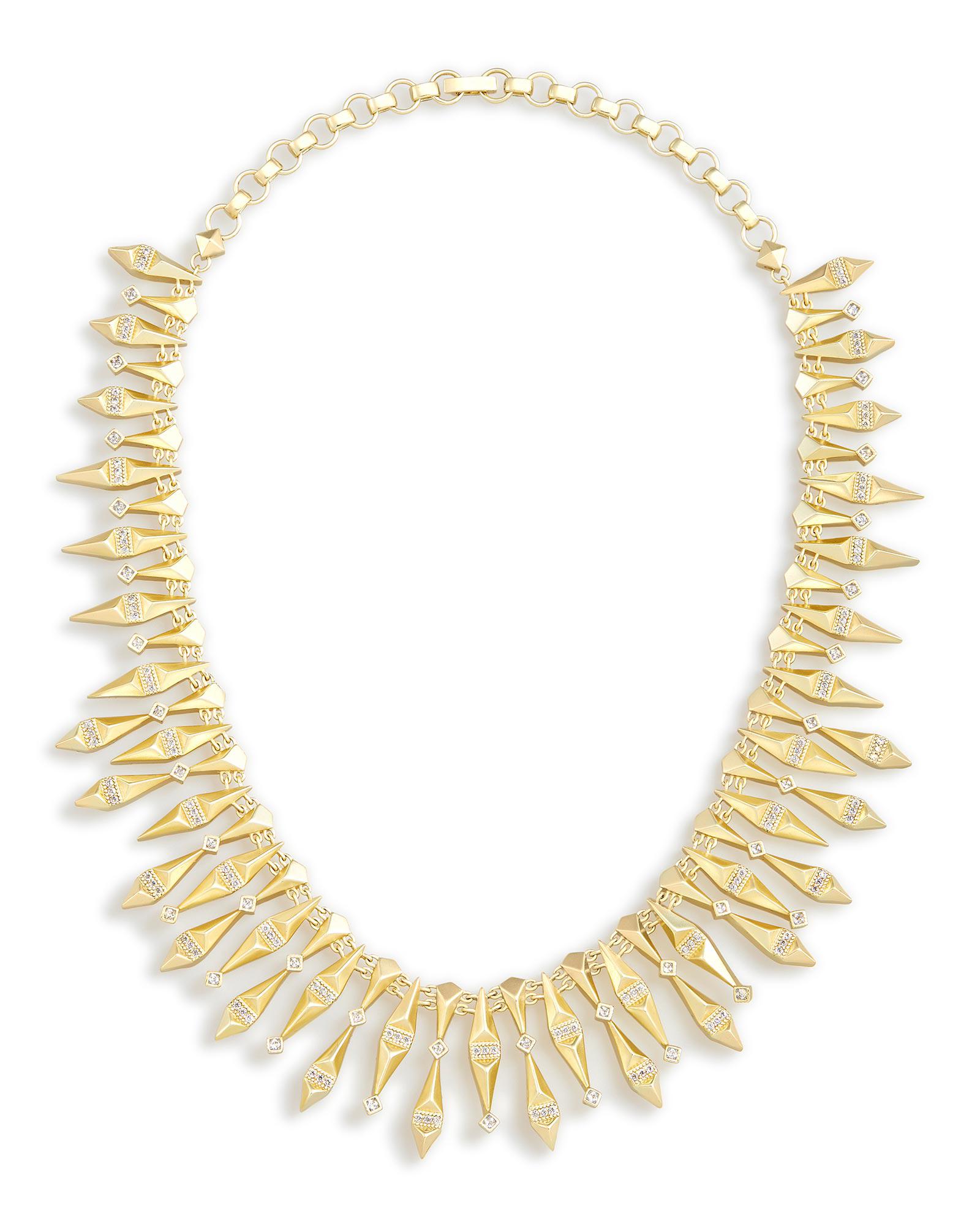 Kendra Scott Cici Statement Necklace in Metallic Lyst