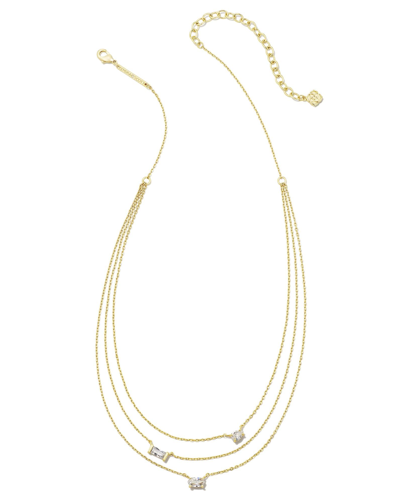 Kendra scott on sale double chain necklace