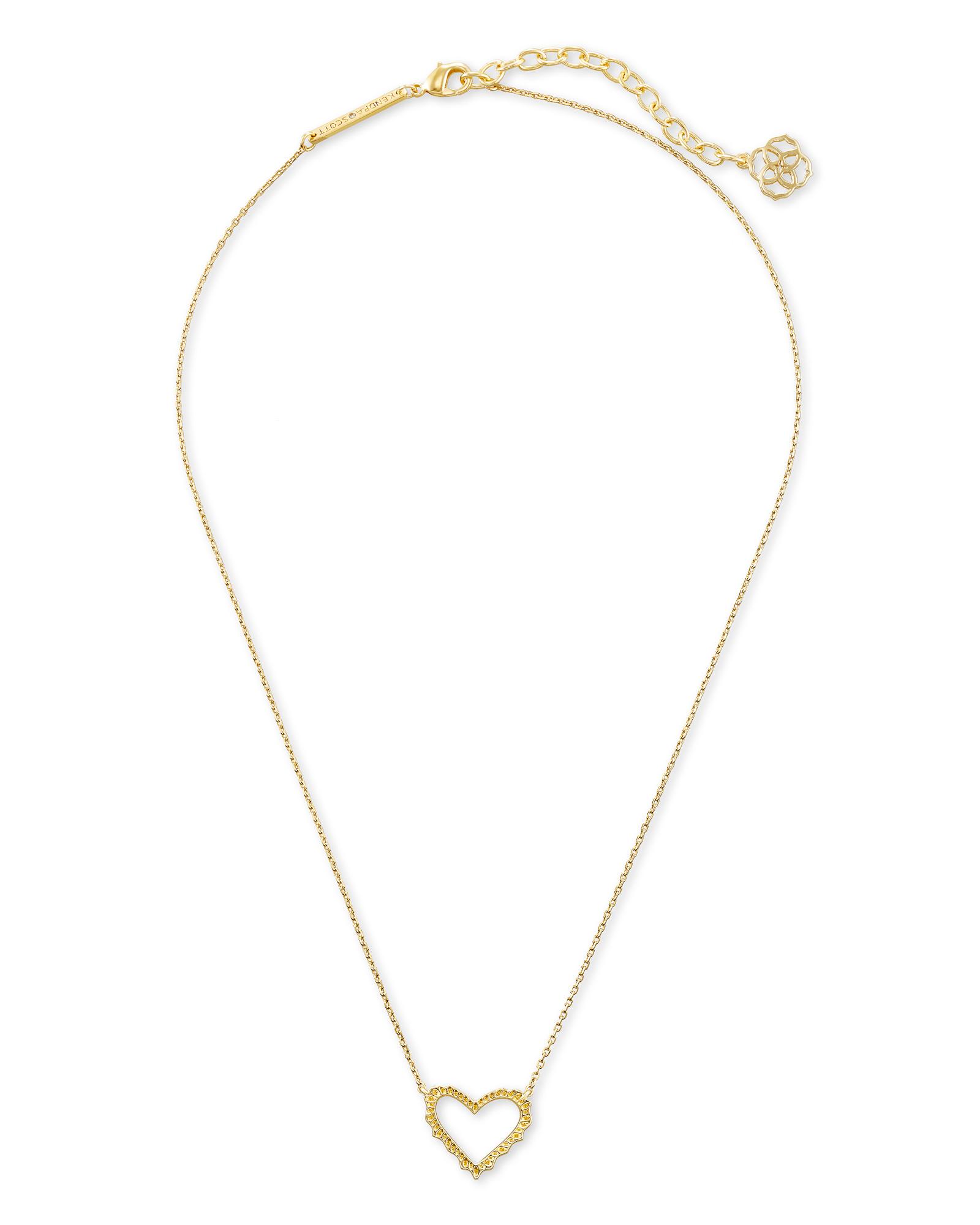 Kendra Scott Sophee Heart Small Pendant Necklace in Gold (Metallic) Lyst
