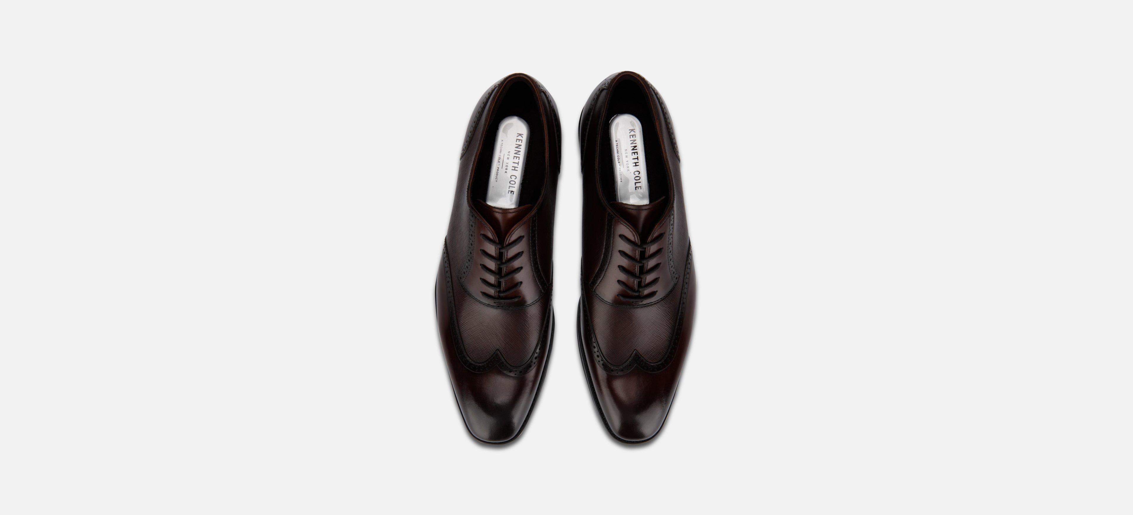 kenneth cole wingtip shoes