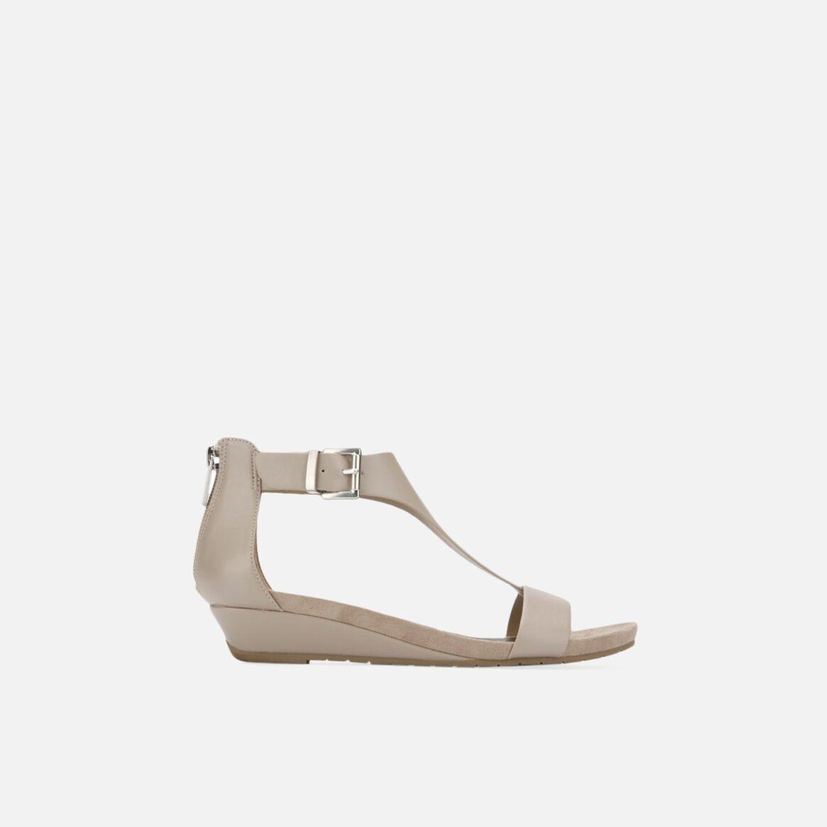 Great Gal T-strap Wedge Sandal 