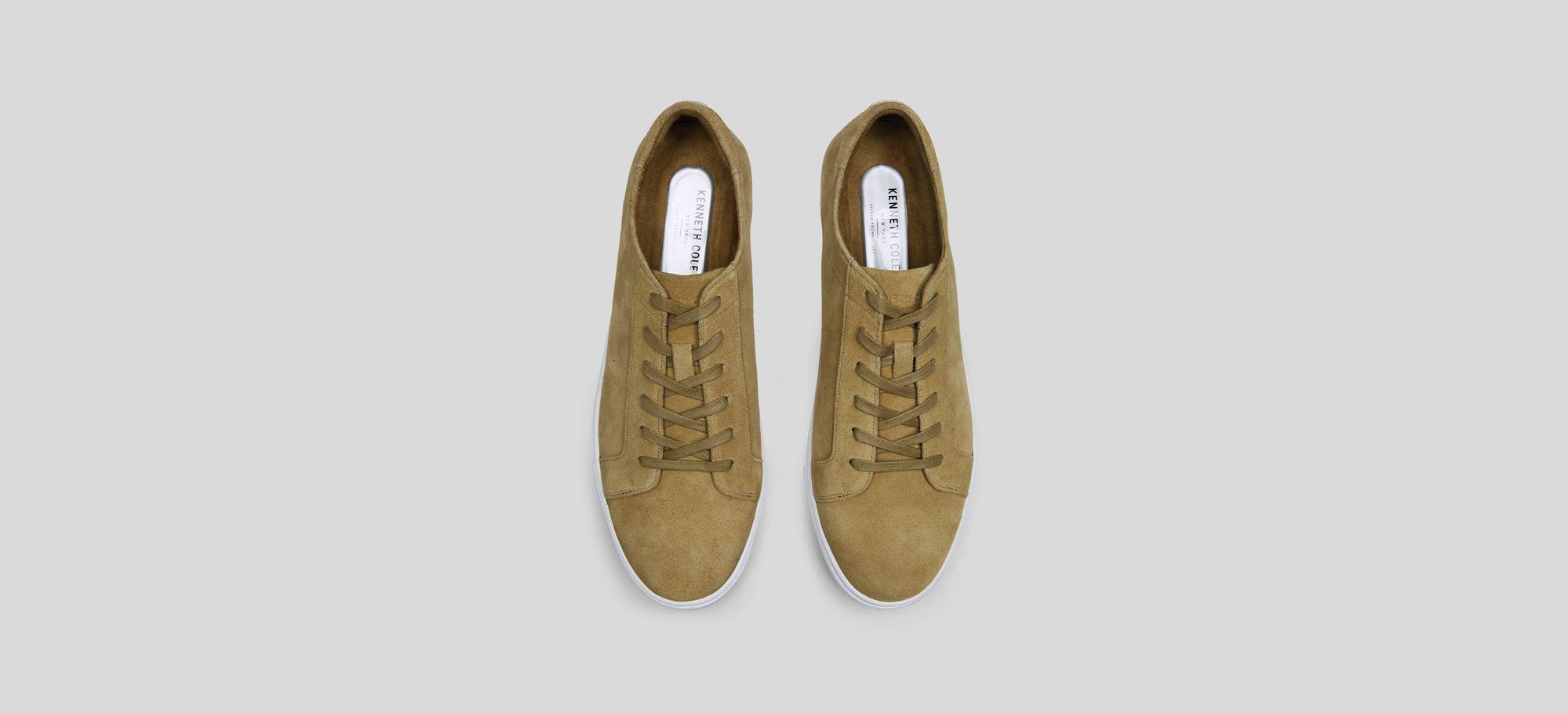 Kenneth Cole Mens Kam Suede Sneaker in Camel (Natural) for ...