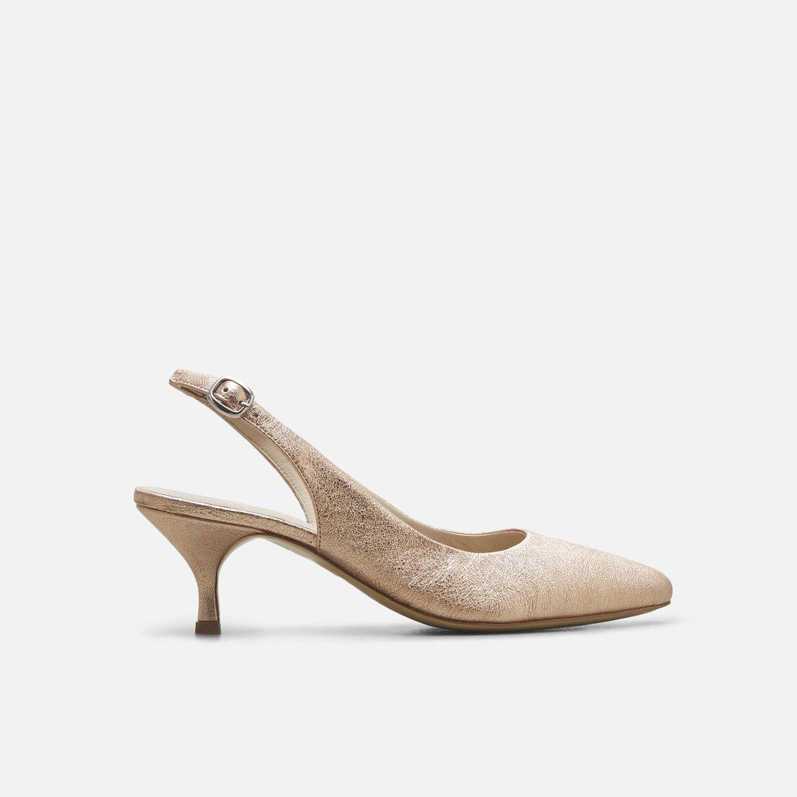 Cole Leather Jordyn Slingback Kitten Heel Lyst