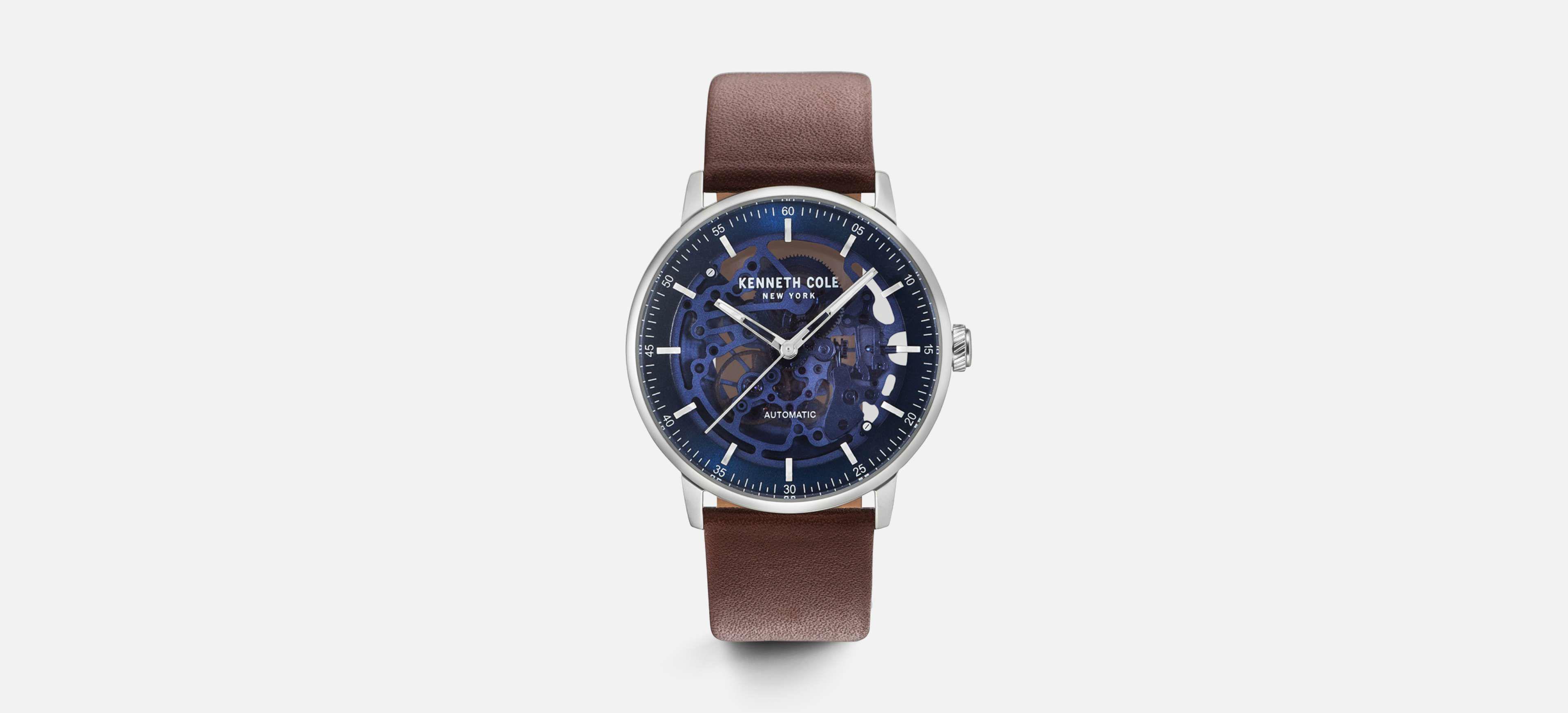 kenneth cole skeleton watch