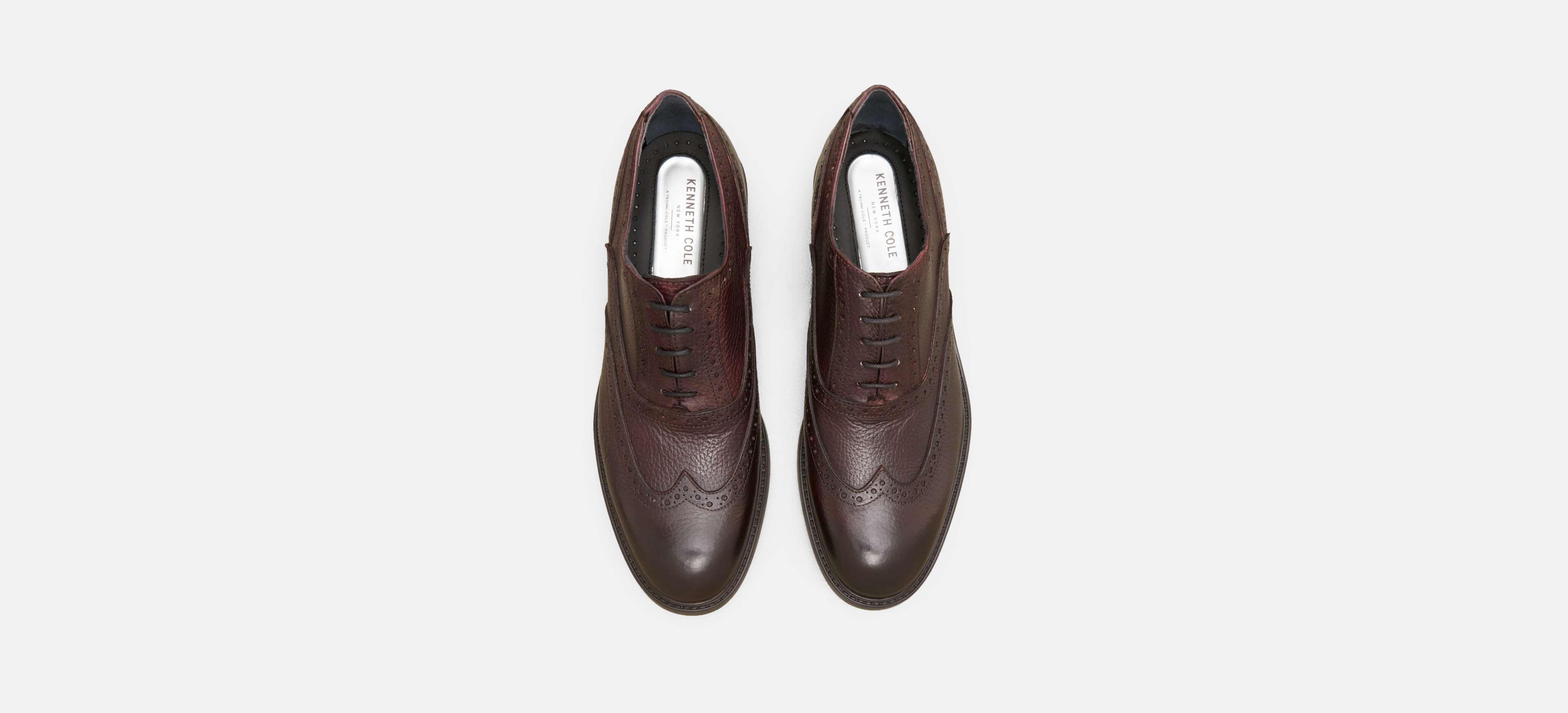 kenneth cole brogue shoes