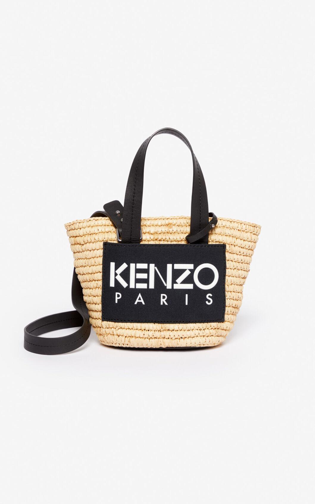 KENZO Leather Small Summer Basket in 
