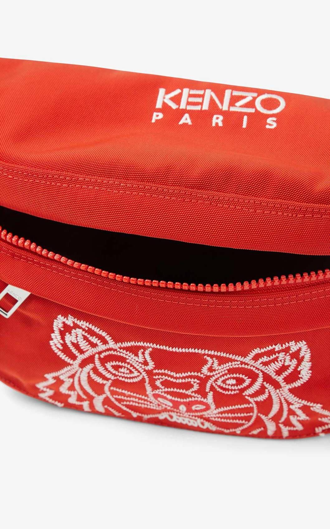 KENZO Canvas 'chinese New Year Capsule' Tiger Belt Bag in Red - Lyst