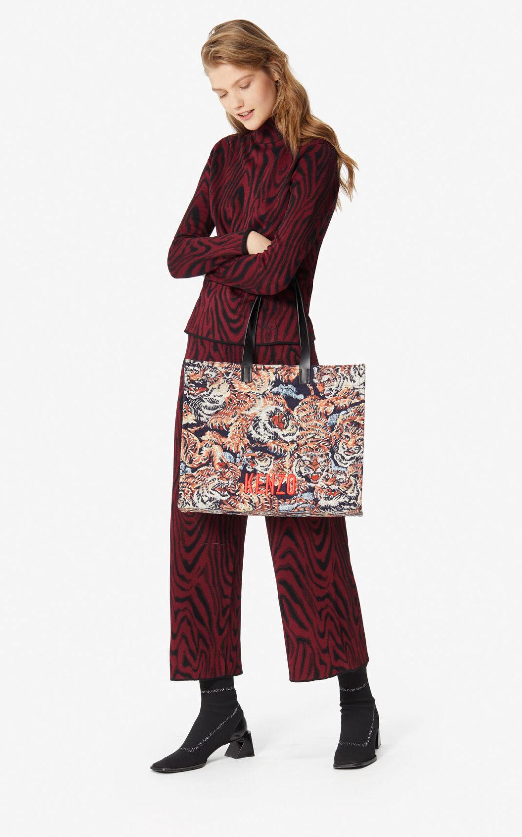 kenzo tiger tote