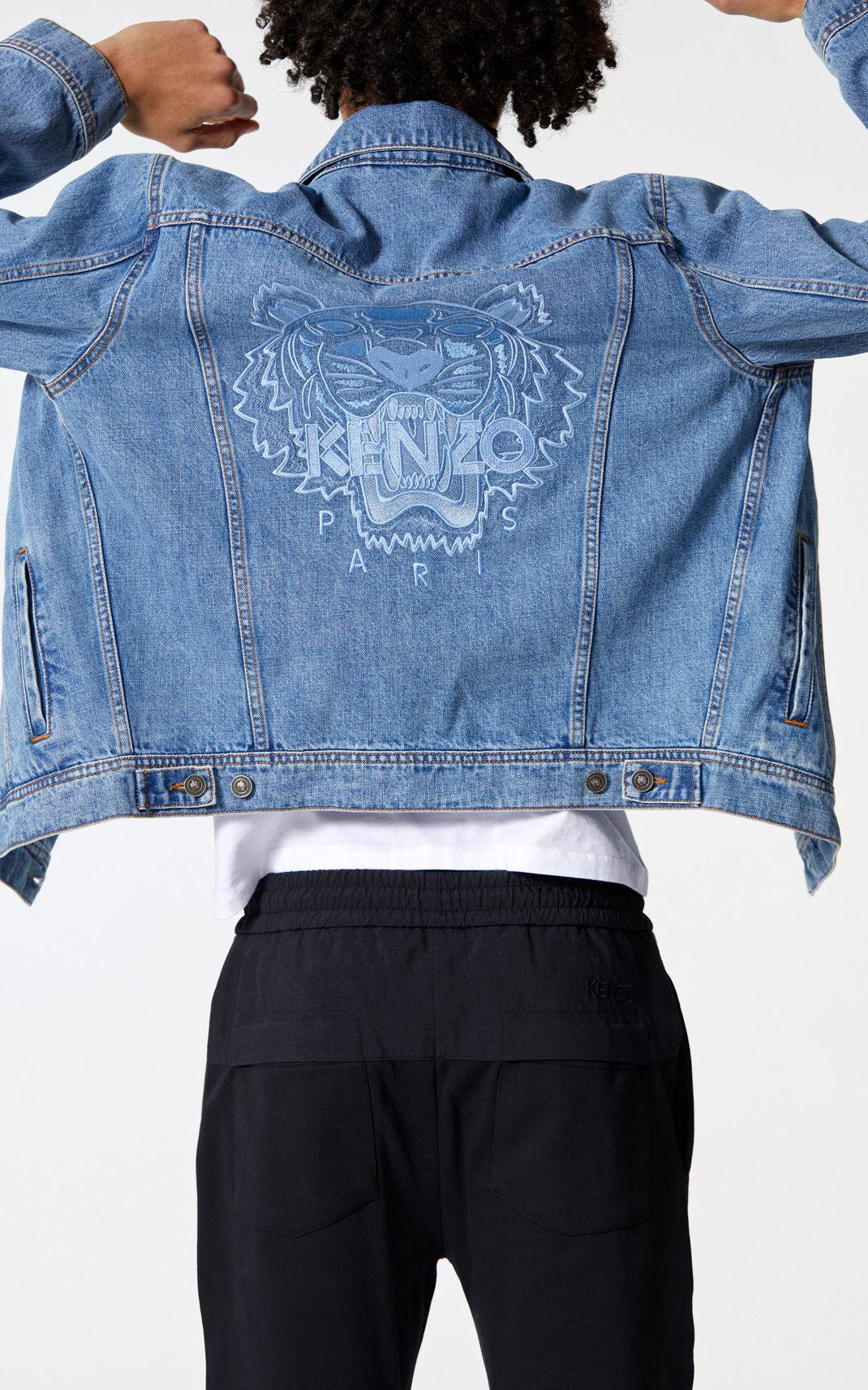 Kenzo Tiger Denim Jacket Flash Sales, UP TO 62% OFF | seo.org