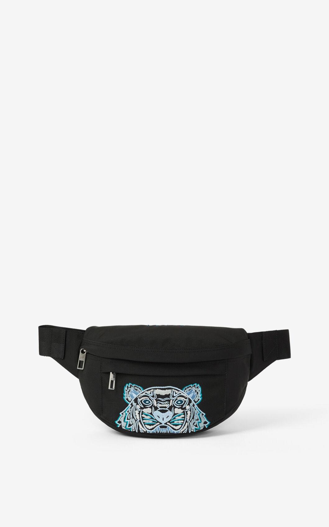KENZO Canvas Kampus Tiger Belt Bag in Black Lyst