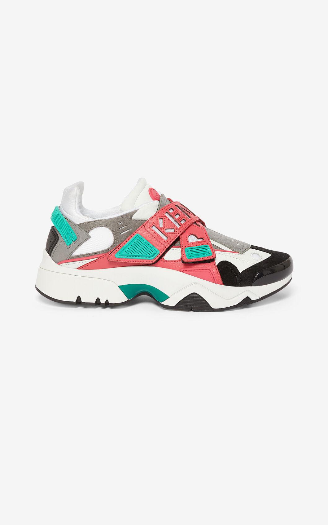 KENZO Rubber Women's Sonic Scratch Trainer Coral - Lyst