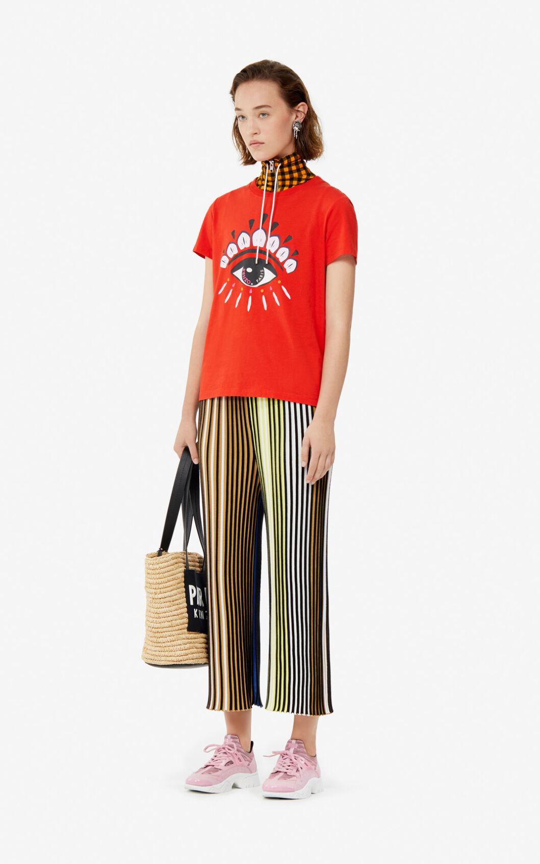 kenzo red eye t shirt