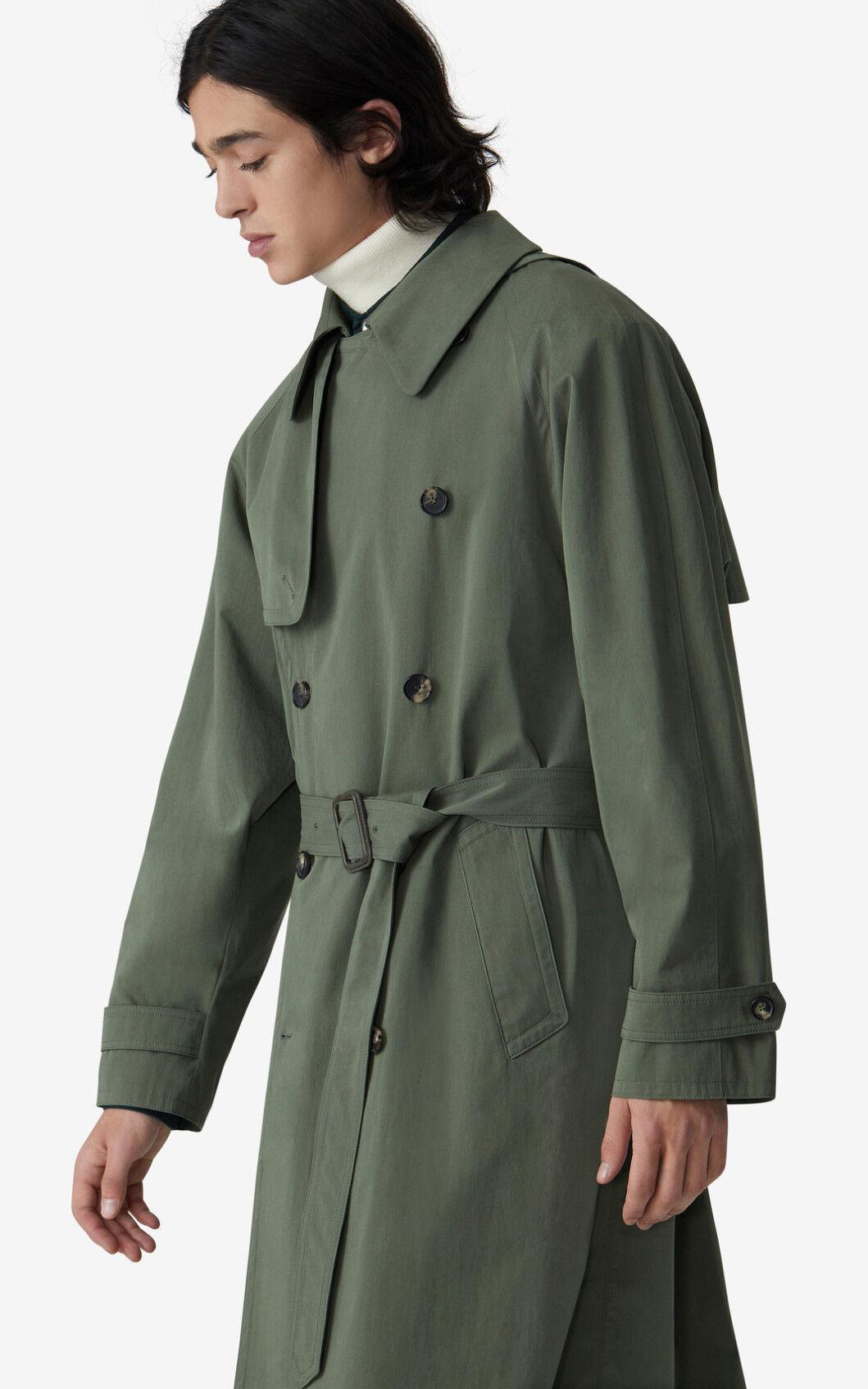 KENZO Trench Coat in Green for Men | Lyst
