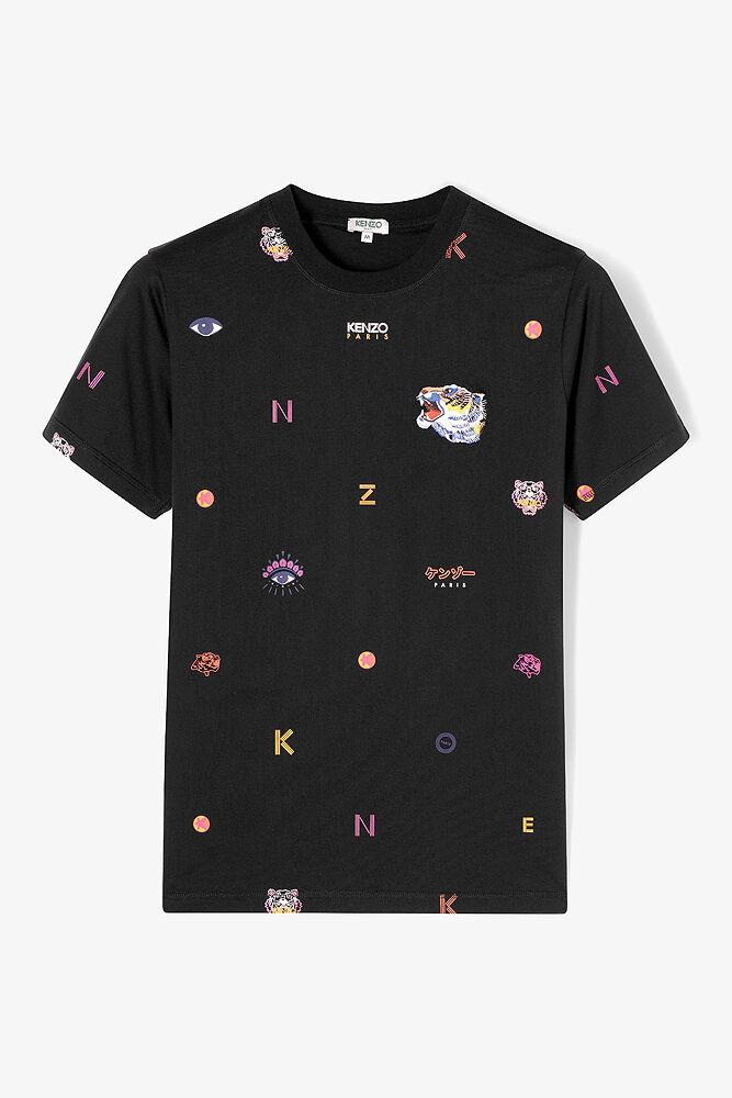 KENZO Cotton Multi Icons T-shirt in 