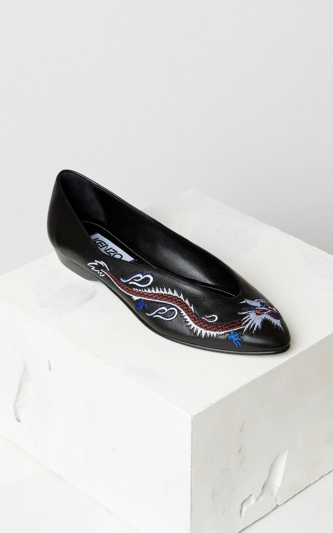 kenzo ballet flats