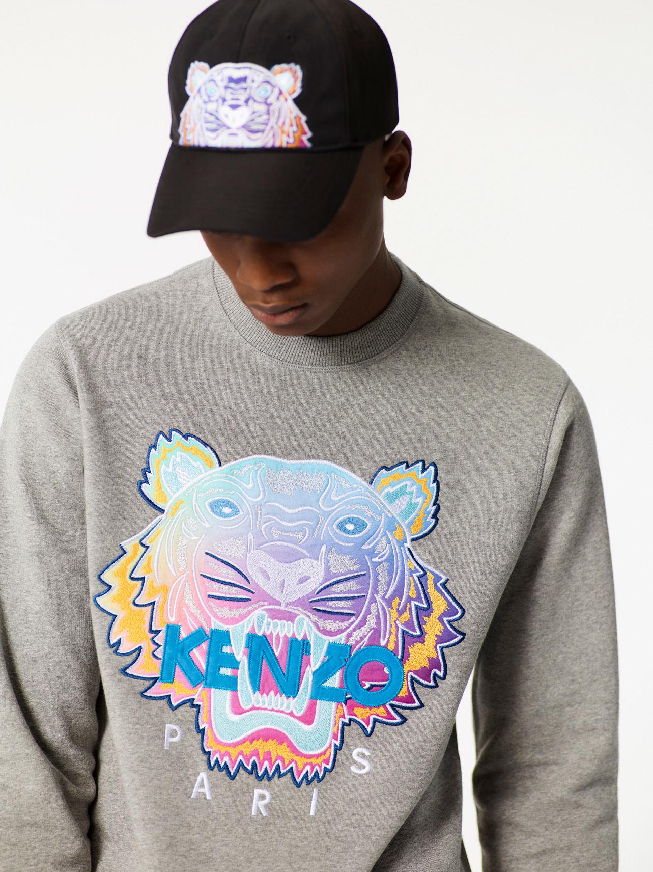 KENZO Cotton 'rainbow' Tiger Sweatshirt 