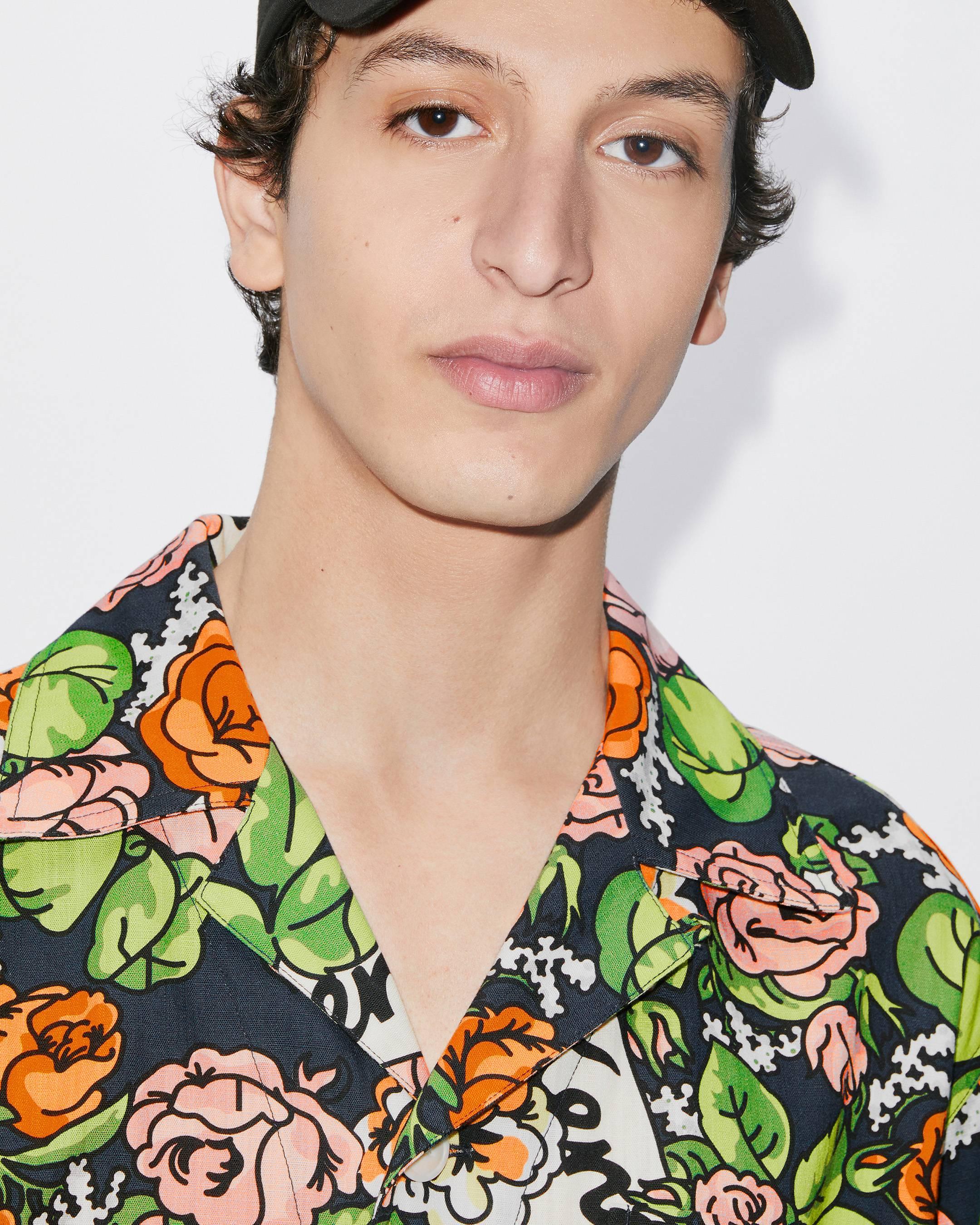 KENZO hawaiian Flower Jumpsuit in Metallic for Men Lyst