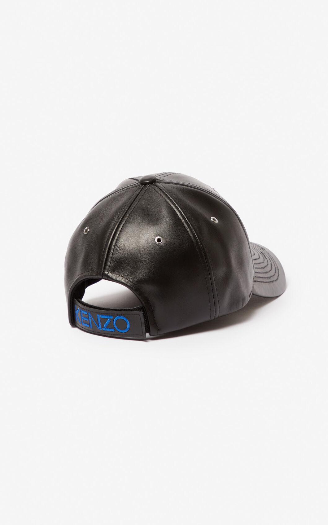 kenzo leather hat