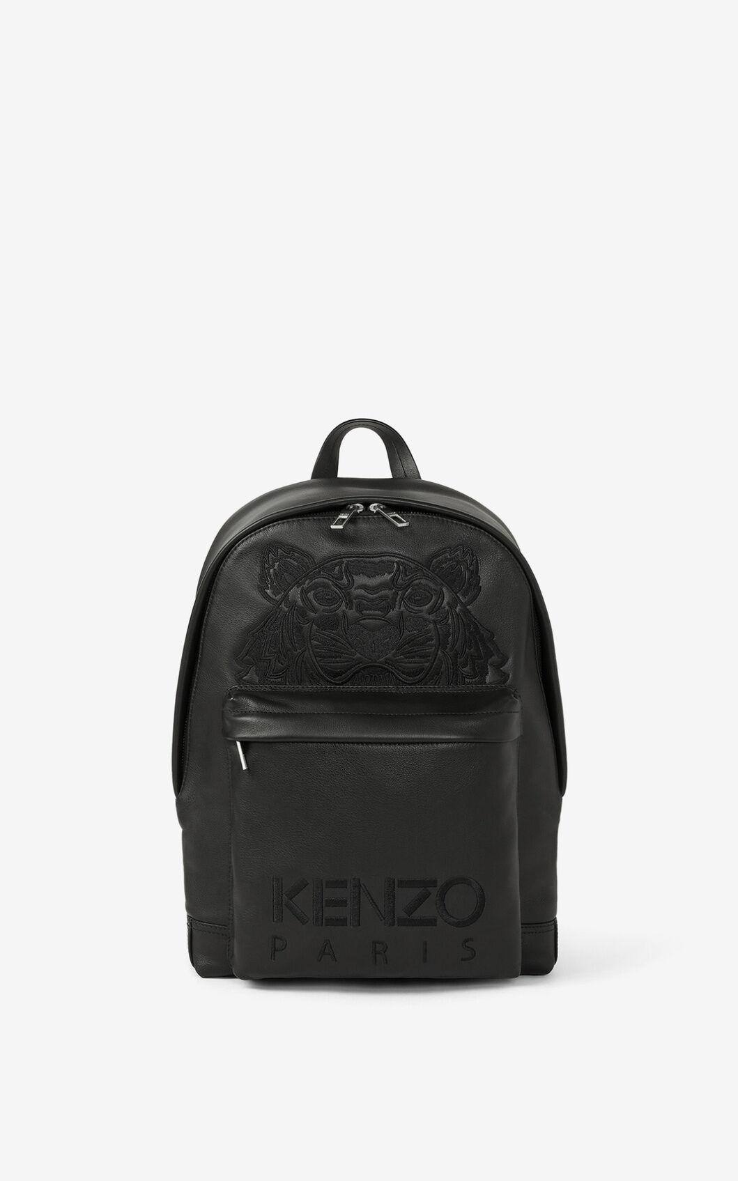 kenzo backpack leather