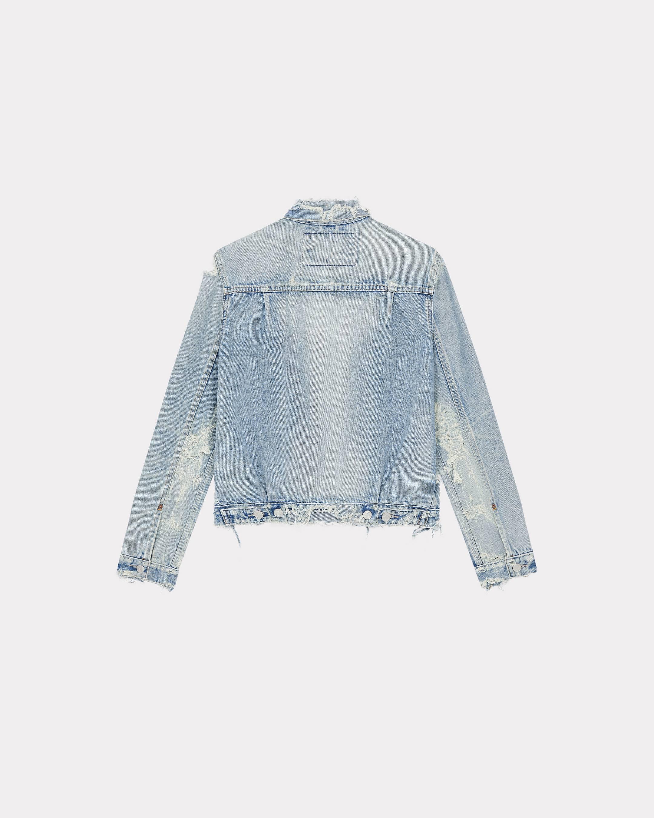 KENZO X Levi's® Type Ii Distressed Genderless Denim Trucker Jacket