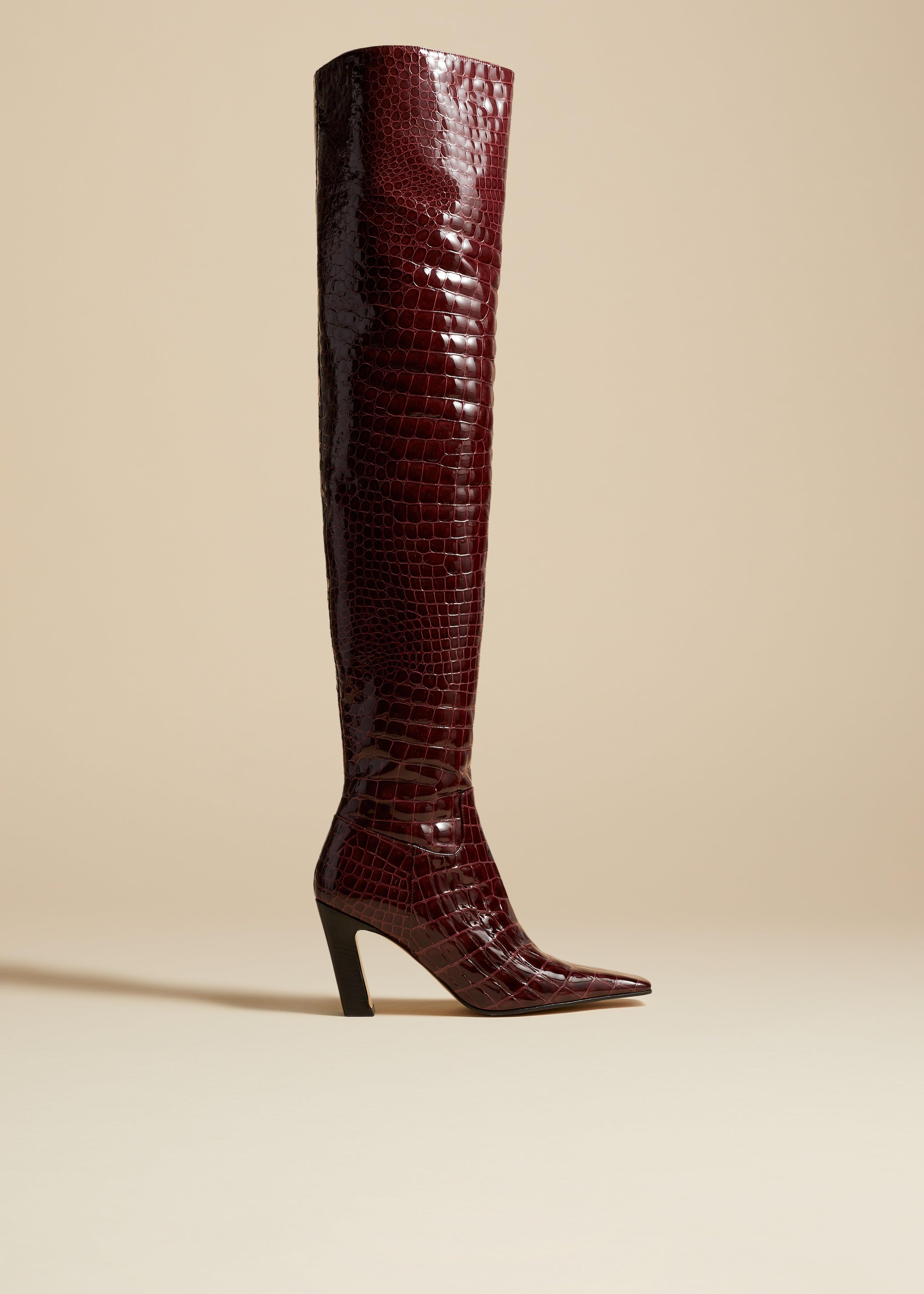 Khaite The Marfa Over-the-knee High Boot in Black | Lyst