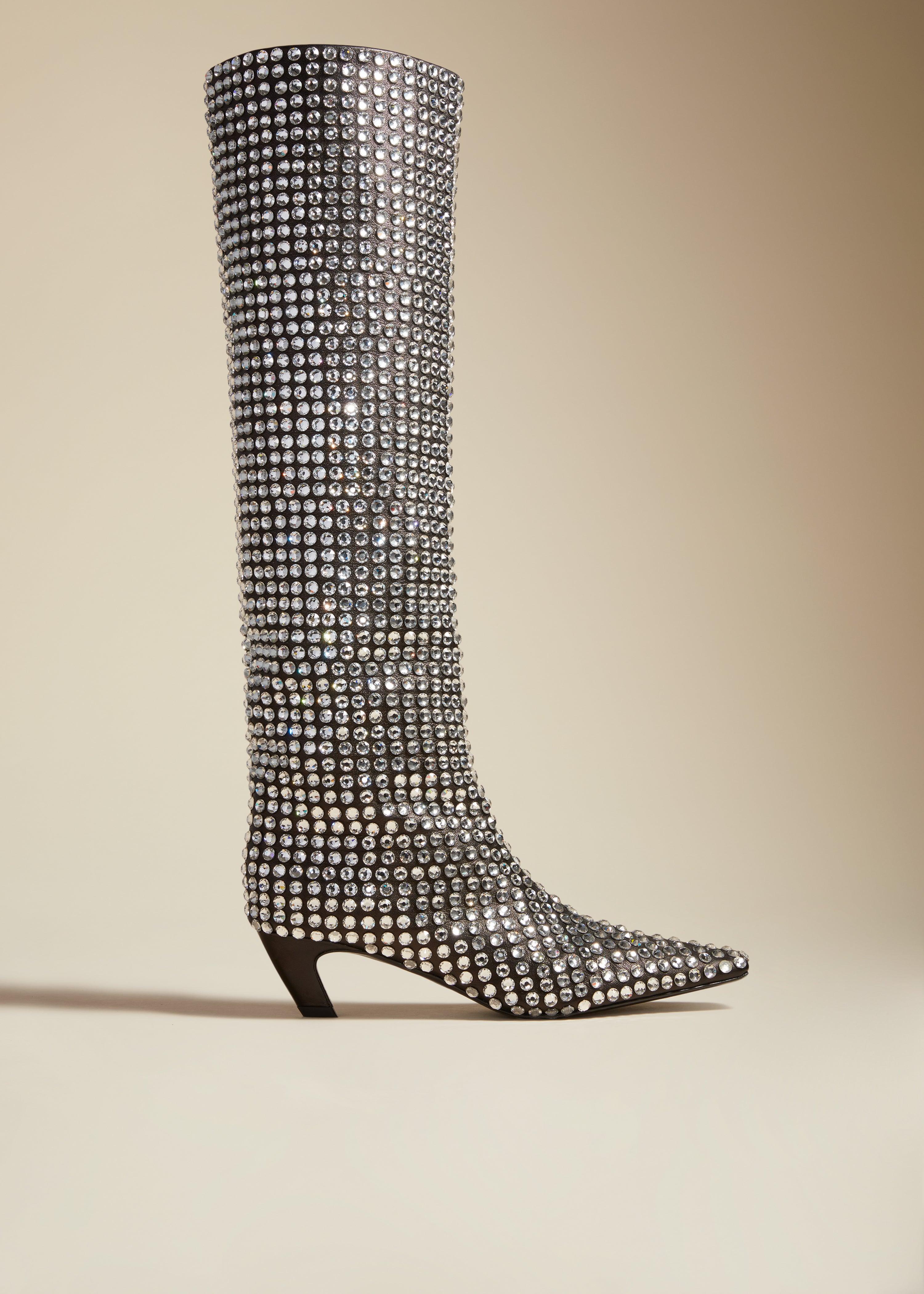Khaite The Davis Boot in Natural Lyst
