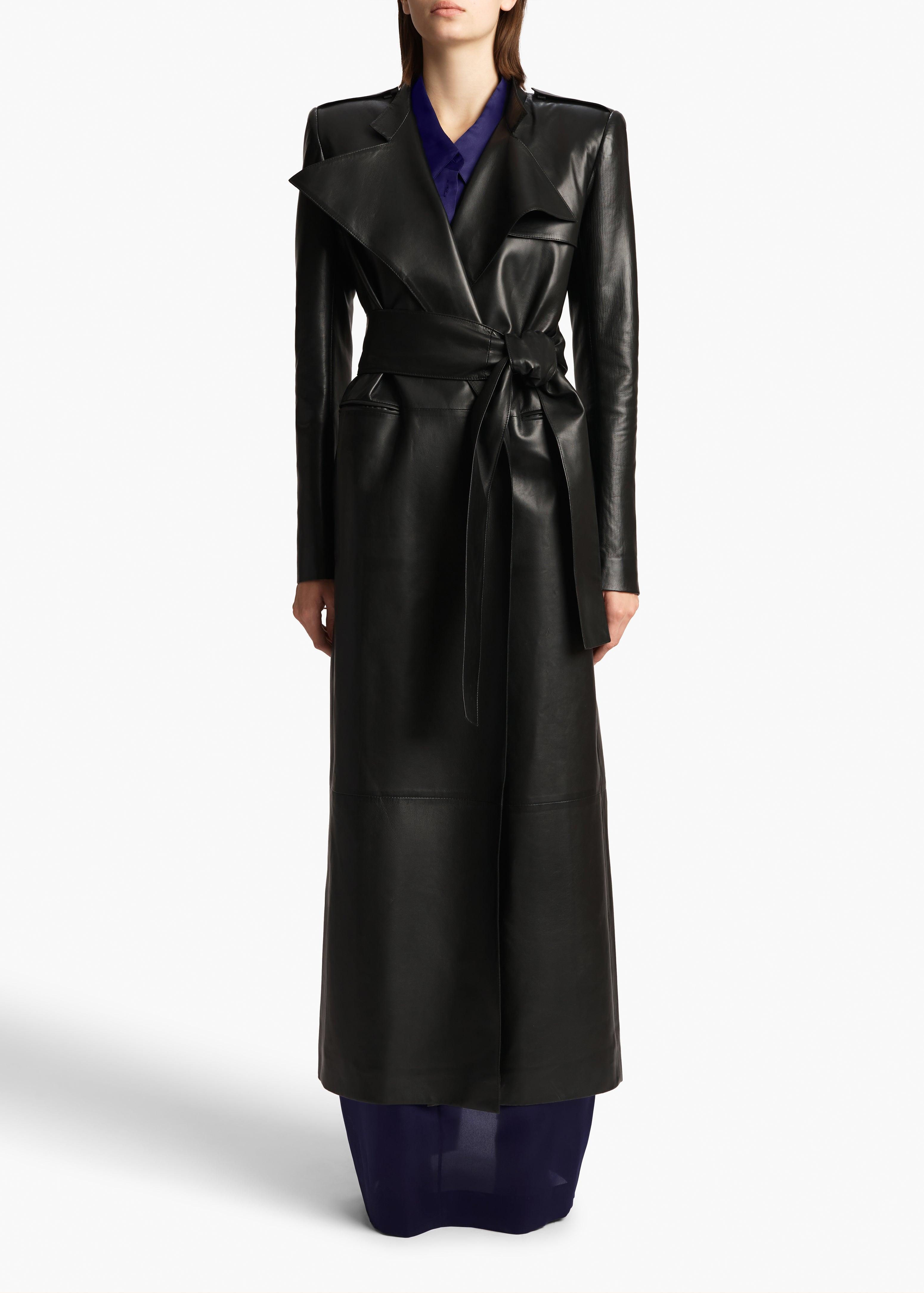 KHAITE Exclusive Maxwell Trench in Black | Lyst