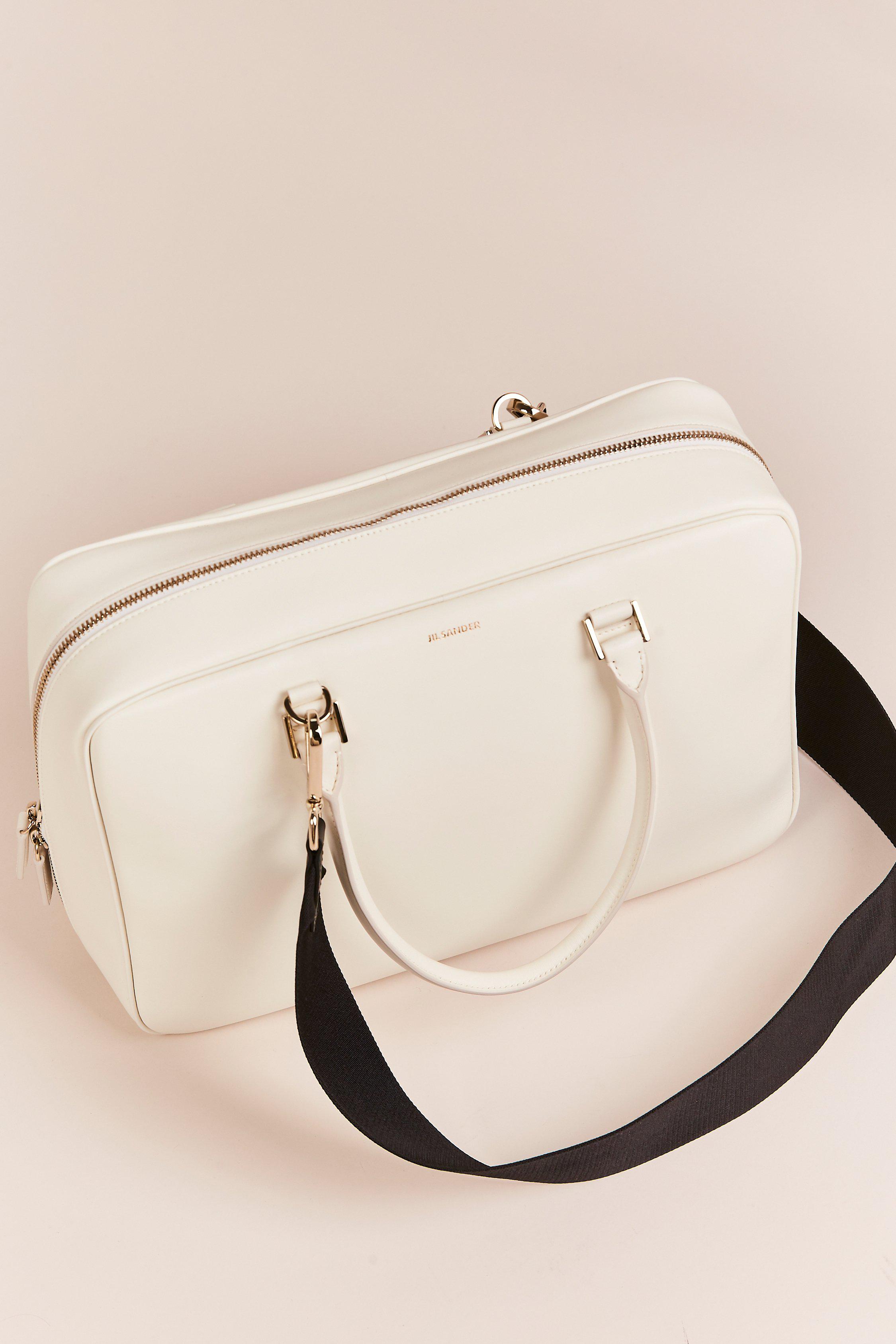 JIL SANDER J-VISION CLUTCH BAG ホワイト-