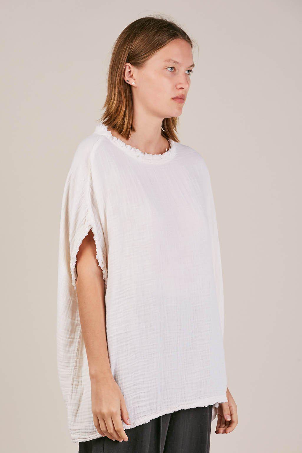 black crane double gauze dress
