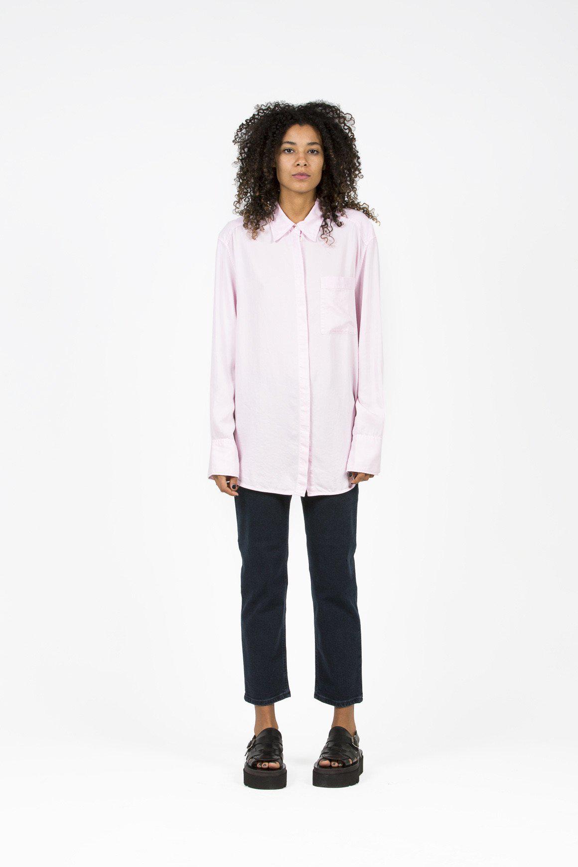 acne studios addle flu denim