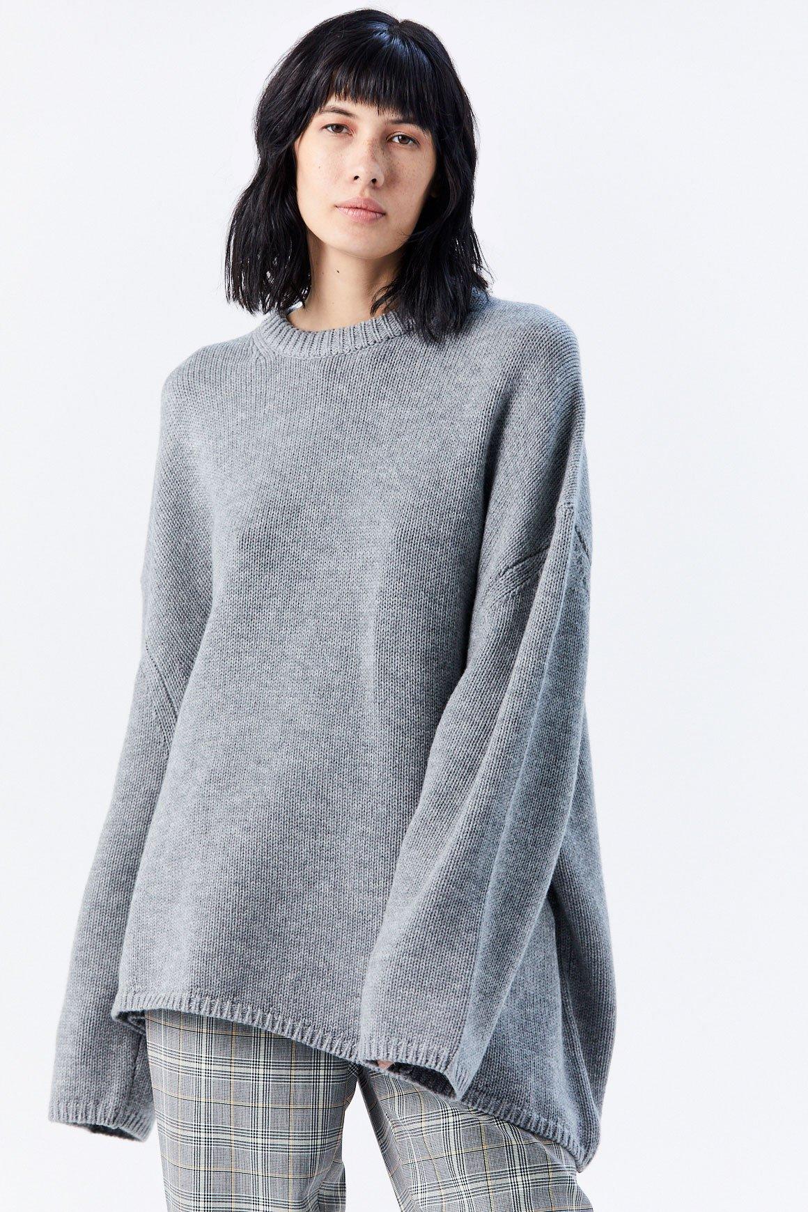 Totême Wool Noma Sweater in Gray - Lyst