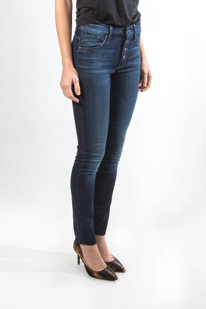 Mother The Pixie Button Fly Denim in Blue - Lyst