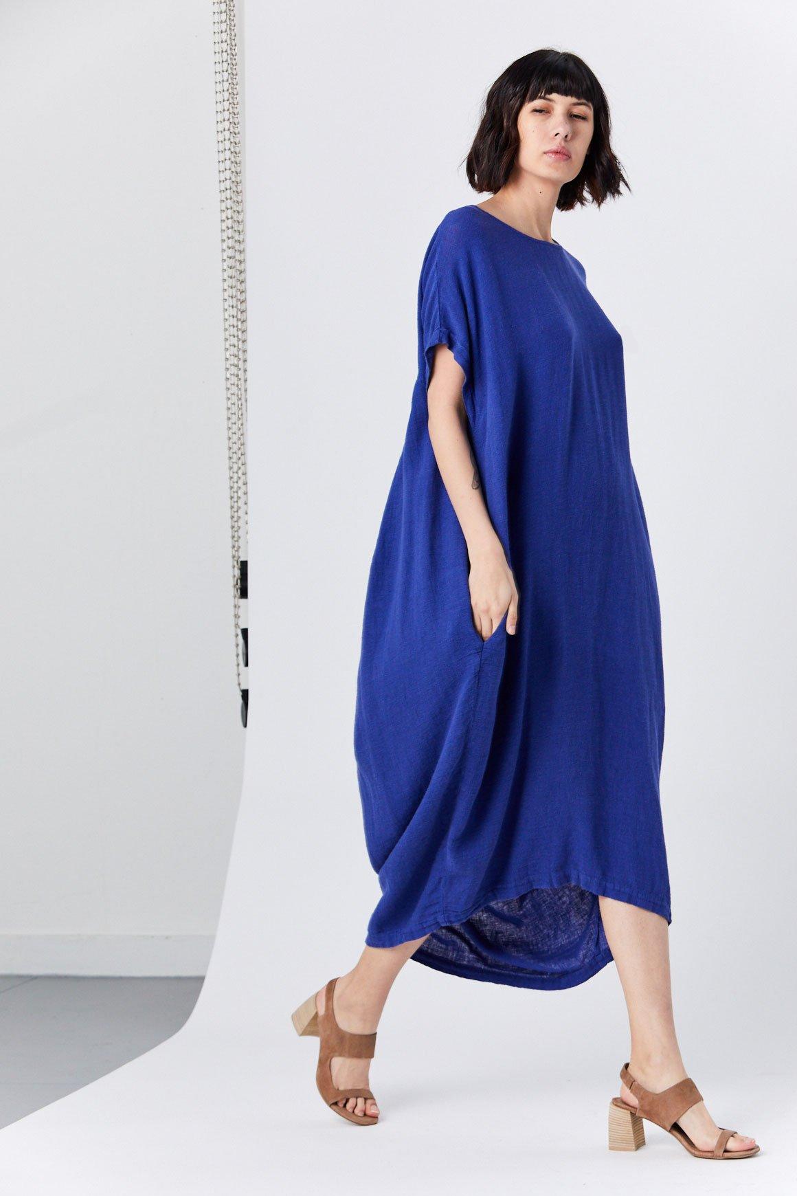 black crane cocoon dress